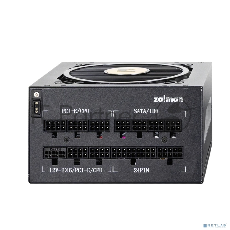 Блок питания ZALMAN TeraMax II VIEW 1200W, 1200Вт, 80+ Gold, 120мм, модульный, черный