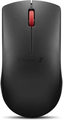 Мышь беспроводная Lenovo 150 черный, 1000 dpi, радиоканал, USB, кнопки - 3