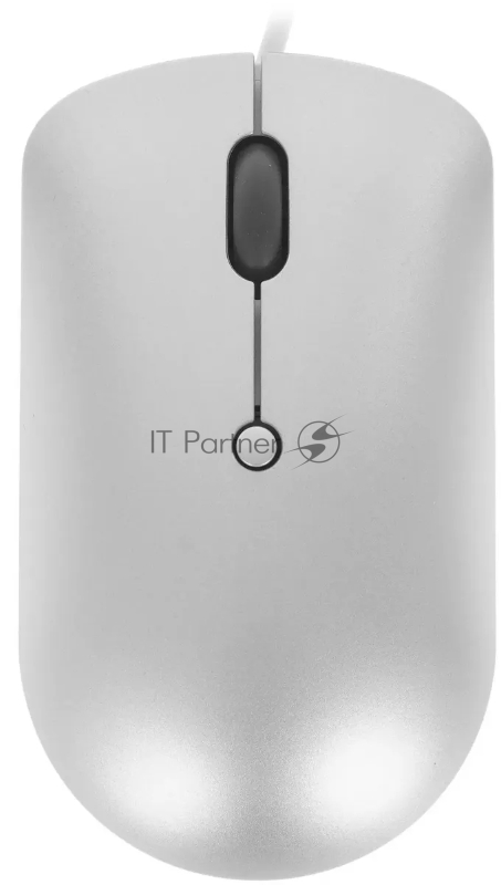 Мышь проводная Lenovo 540 светло-серый, 2400 dpi, USB-C, кнопки - 4