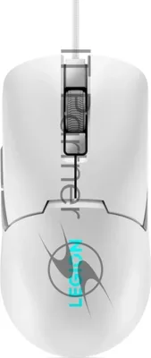 Мышь проводная Lenovo Legion M300s белый, 8000 dpi, USB, кнопки - 6