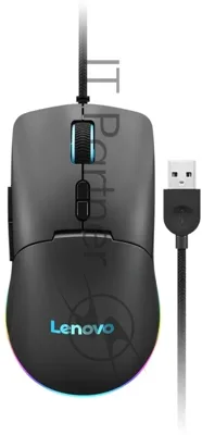 Мышь проводная Lenovo M210 RGb Gaming черный оптическая 8000dpi USB2.0 (GY51M74265)