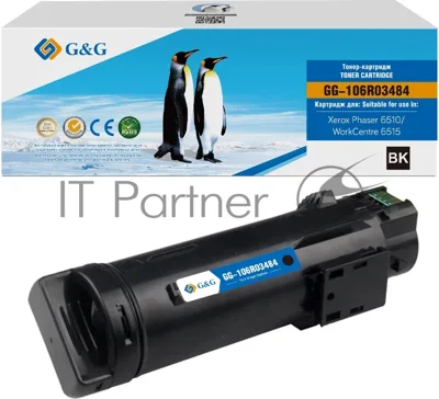 Картридж лазерный G&G GG-106R03484 106R03476/106R03484 черный (2500 стр.) для Xerox Phaser 6510DN/WC 6515DN