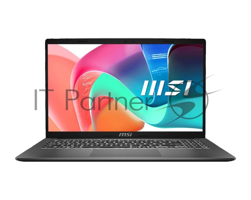 Ноутбук MSI Modern 14 F1MG Core 5 120U 14" FHD (1920x1080),IPS, DDR4 16Gb (8Gbx2),512Gb SSD Intel Graphics,backlight,46.8Wh,1.5kg,1y,Dos,Platinum Gray
