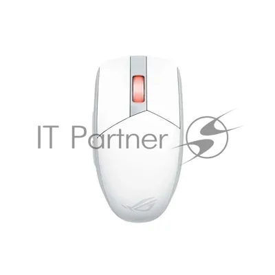 Мышь беспроводная ASUS ROG Strix Impact III белый, 36000 dpi, USB Type-A, радиоканал, Bluetooth, кнопки - 5