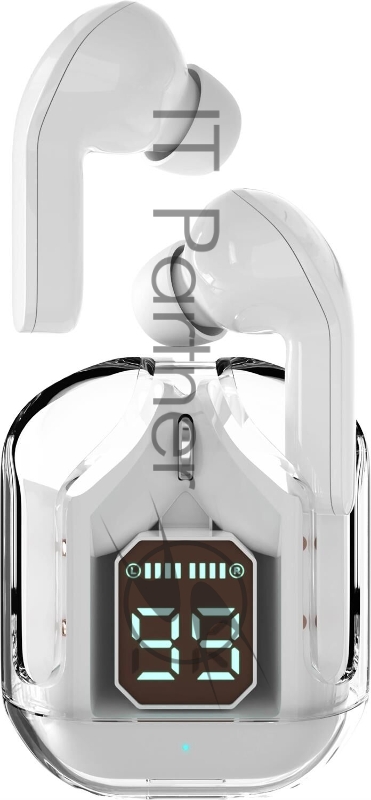 Наушники TWS More Choice BW07 белый, внутриканальные, Bluetooth, до 4 ч