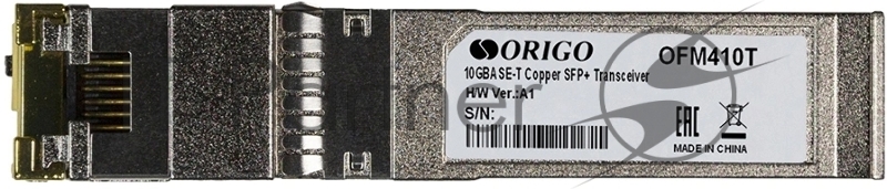 Трансивер ORIGO OFM410T Трансивер SFP+, 10Gbase-T (RJ-45), до 30 м