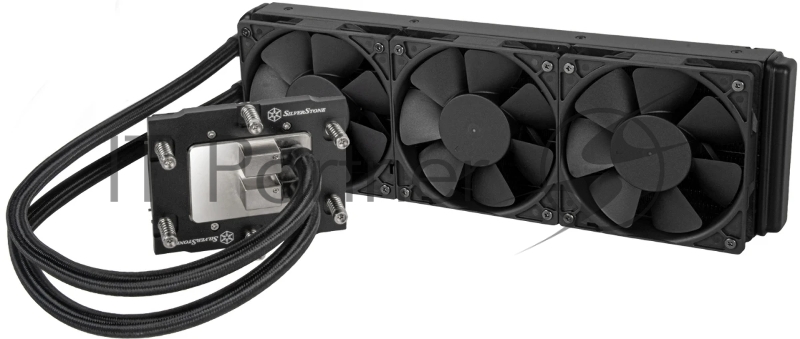Система жидкостного охлаждения SilverStone XE360-SP5 черный, 360 мм, 3x120 мм, 600-2800 об/мин, 46 дБ, PWM, SP5, без подсветки