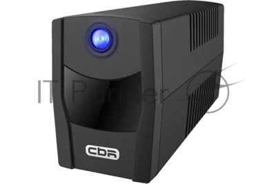Источник бесперебойного питания CBR QTM-650T-2F-LCUC / 650ВА / 360Вт / 2 x Shuko, HID-USB, RJ45/11