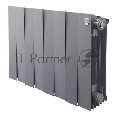 Радиатор биметаллический Royal Thermo PianoForte 300 Серебристый - 8 секц.