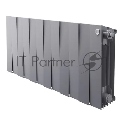 Радиатор биметаллический Royal Thermo PianoForte 300 Серебристый - 12 секц.
