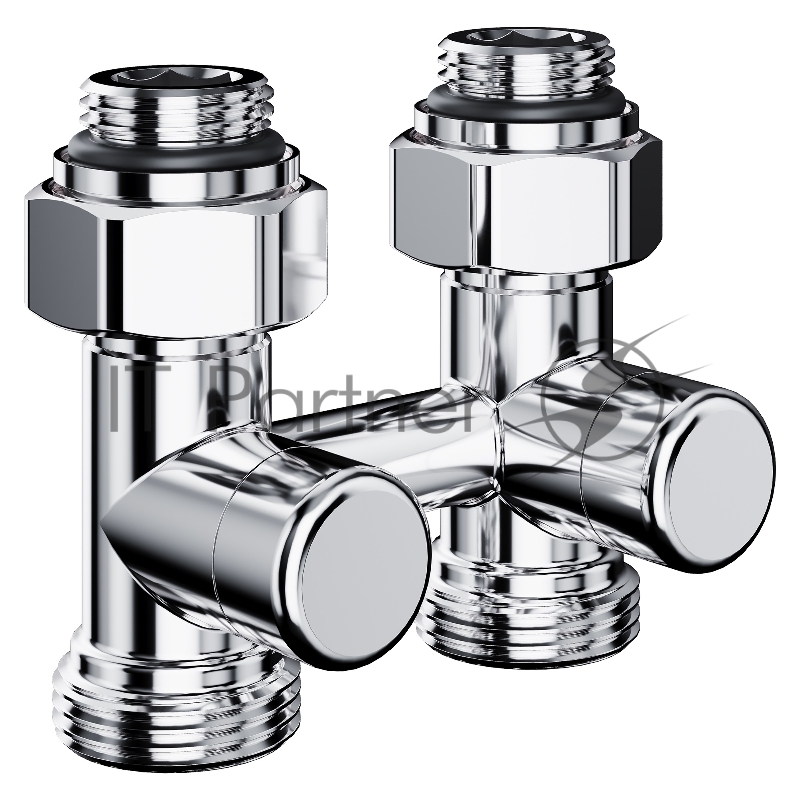 Узел нижнего подключения Royal Thermo Design прямой 1/2"х3/4"EK (хром)