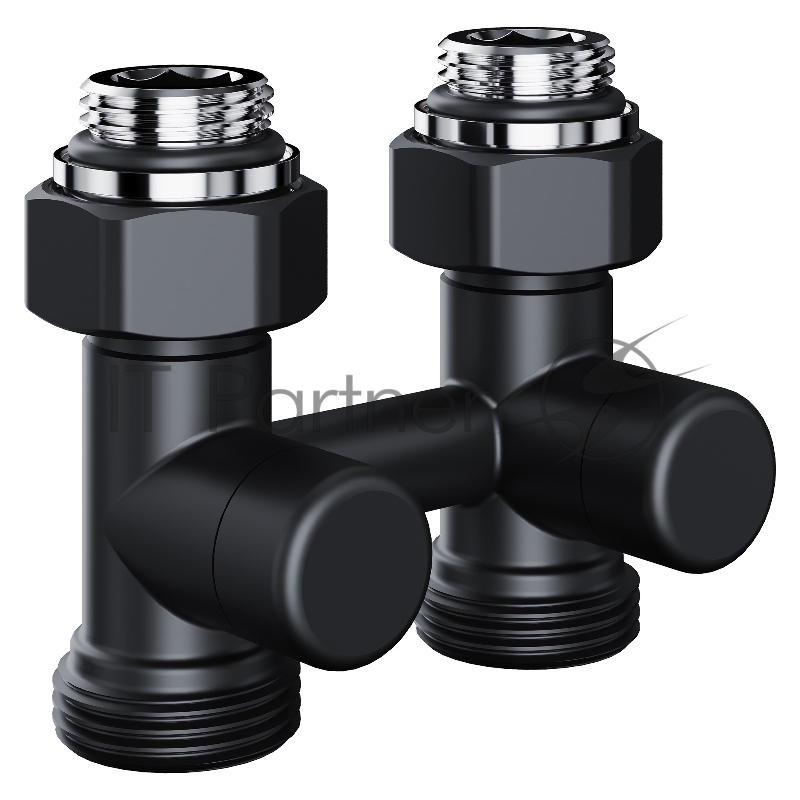 Узел нижнего подключения Royal Thermo Design прямой 1/2"х3/4" EK черный