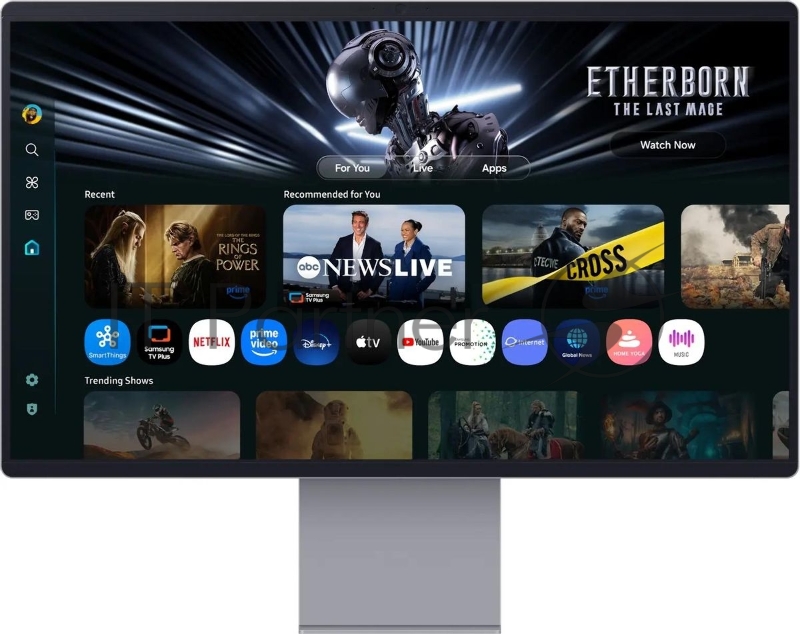 Монитор 32" Samsung Odyssey OLED G8 LS32FM902SIXCI OLED 3840x2160, 165 Гц, 0.03 мс, 16:9, 250 кд/м², HDMI 2.1, DP 1.4, USB-C (90 Вт), 2xUSB 3.0, 3.5 Jack, динамики (2x5 Вт), веб-камера (12 Мп), HDR10+, DisplayHDR True черный 400, FreeSync Premium Pro, графитовый серый