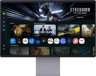 Монитор 32" Samsung Odyssey OLED G8 LS32FM902SIXCI OLED 3840x2160, 165 Гц, 0.03 мс, 16:9, 250 кд/м², HDMI 2.1, DP 1.4, USB-C (90 Вт), 2xUSB 3.0, 3.5 Jack, динамики (2x5 Вт), веб-камера (12 Мп), HDR10+, DisplayHDR True черный 400, FreeSync Premium Pro, графитовый серый