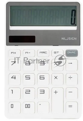 Калькулятор настольный Deli Nusign ENS042WHITE белый 12-разр.