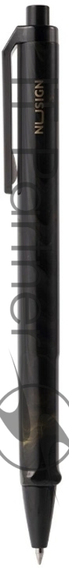Ручка гелевая автоматическая Deli Nusign NS557C BLACK черный, d=0.5мм, черные чернила, 1 стержень, линия 0.5мм