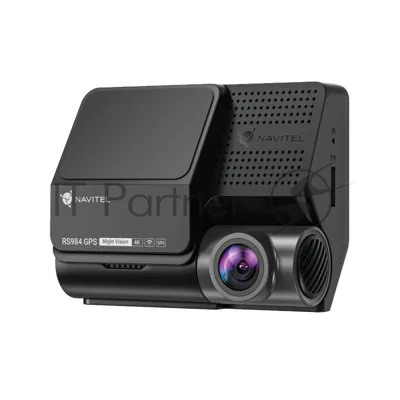Видеорегистратор Navitel RS984 GPS, 3840x2160, 3", с камерой заднего вида, GPS, Wi-Fi, G-сенсор, датчик движения, GPS-информатор