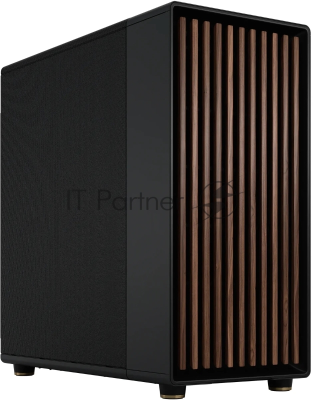 Компьютерный корпус без блока питания Case Fractal Design North XL, Full-Tower, 3x140мм, 2xUSB-A 3.0 + 1xUSB 3.2 Type-C E-ATX, ATX, mATX, mITX Wood panel Charcoal черный