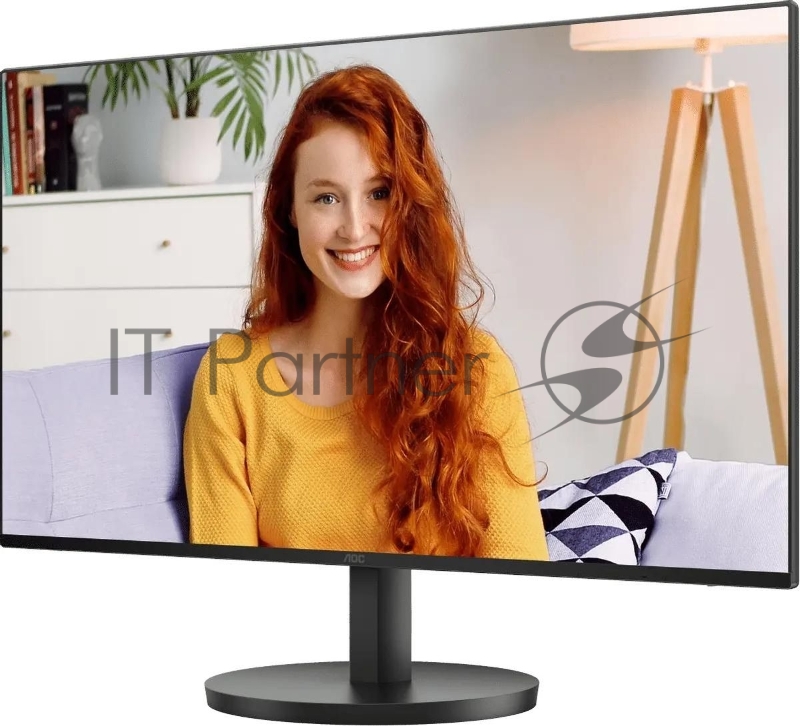 Монитор 27" AOC 27B3QA2 IPS 1920x1080, 120 Гц, 1 мс, 16:9, 250 кд/м², HDMI 1.4, DP 1.2, VGA, 3.5 Jack, динамики (2x2 Вт), черный