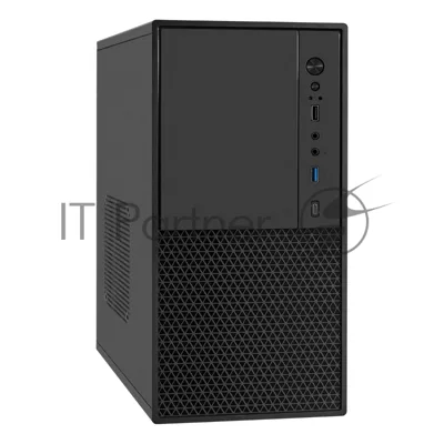 Компьютерный корпус Minitower ExeGate BAA-308MUC-AAA350 (mATX, БП AAA350 с вент. 8см, 1хUSB+1хUSB 3.0+1хTypeC, HD Audio, черный)