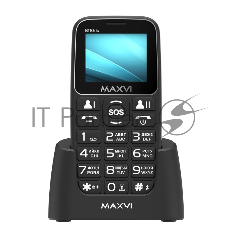 Мобильный телефон Maxvi B110ds черный