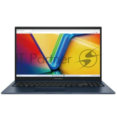 Ноутбук ASUS Vivobook 15 X1504VA-BQ590/15.6"/IPS/Intel Core 5 120U/16Gb/512Gb/SSD/Intel Graphics/Без ОС/темно-синий/1.70kg