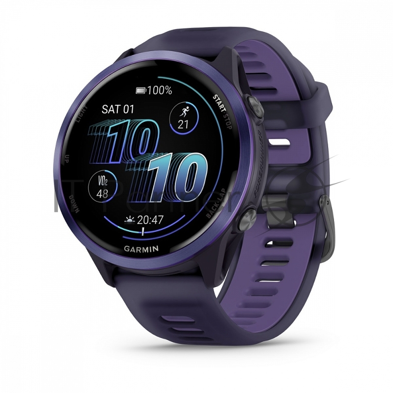 Умные часы Garmin Forerunner 570, 1.4" AMOLED, Wi-Fi, Bluetooth, NFC, 50м, фиолетовый