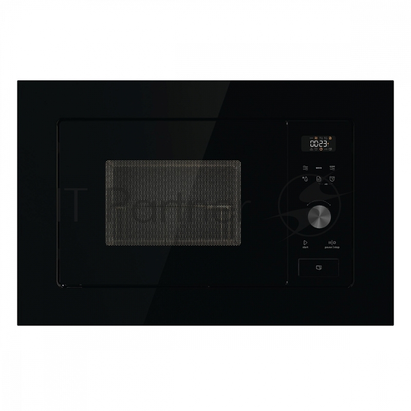 Встраиваемая микроволновая печь GORENJE BM201AG1BG черный, 20 л, 800 Вт, переключатели - сенсор, поворотный механизм