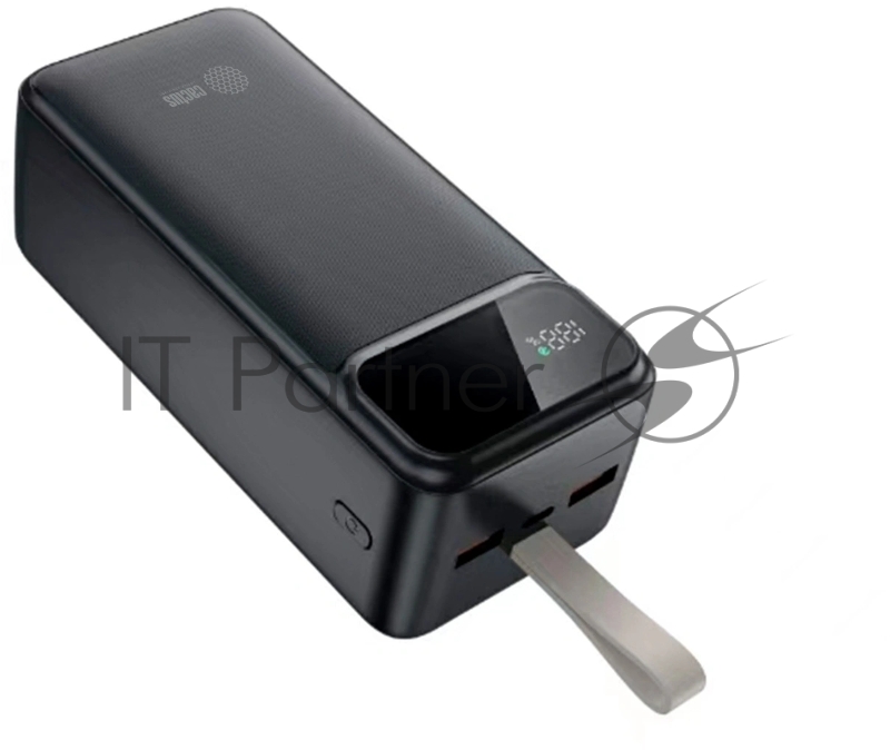 Портативный аккумулятор Cactus CS-PBFSND-40000 40000mAh 65W 3A черный