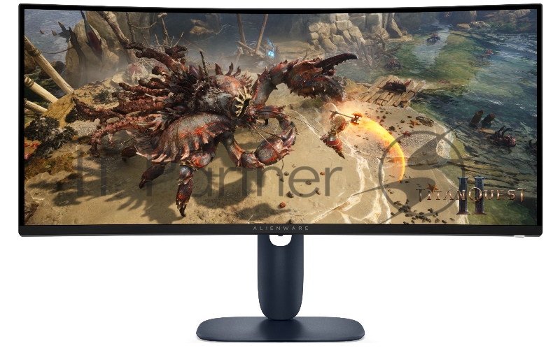 Монитор 34" Dell AW3425DWM VA 3440x1440, 180 Гц, 1 мс, 21:9, 400 кд/м², HDMI 2.1, DP 1.4, USB-C, 2xUSB 3.0, 3.5 Jack, HDR10, FreeSync Premium, изогнутый экран (1500R), черный