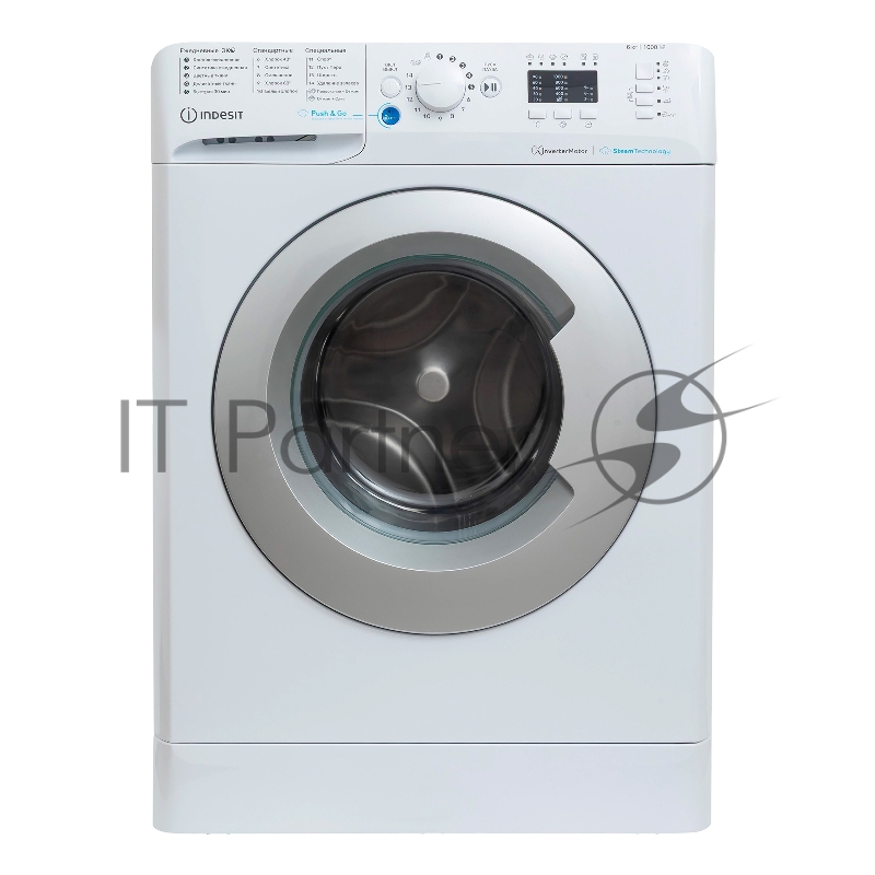 Стиральная машина Indesit BWSA 6109 WSV RU белый, загрузка фронтальная 6 кг, 1000 об/мин, класс: А
