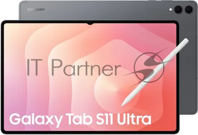 Планшет Samsung Galaxy Tab S11 Ultra BSM-X930 14.6", 12Gb, 256Gb, WiFi, Android 15 серый