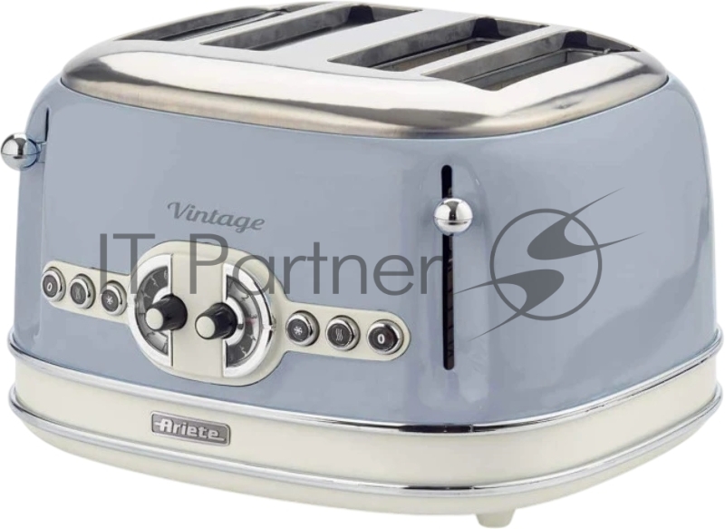 Тостер Ariete 00C015605AR0 синий, 1600 Вт, 4 слота