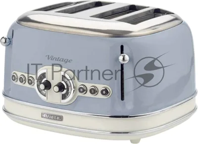 Тостер Ariete 00C015605AR0 синий, 1600 Вт, 4 слота