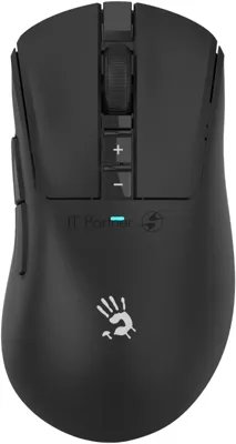 Мышь беспроводная A4Tech Bloody R73 Ultra черный оптическая 20000dpi беспров. USB-C 7but (R73 ULTRA BLACK)
