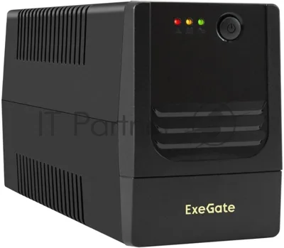 Источник бесперебойного питания ExeGate Power NB-650.LED.AVR.4C13.USB / 650 ВА / 390 Вт / 4 x IEC 320 C13