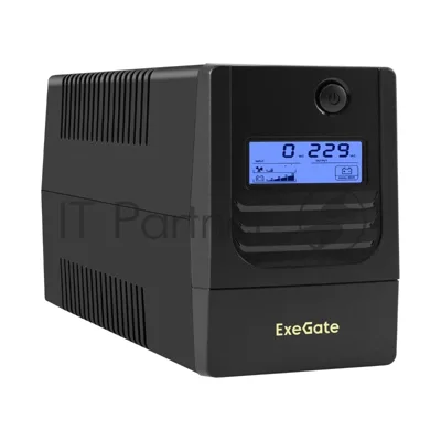 Источник бесперебойного питания ExeGate Smart LB-1000.LCD.AVR.4C13.USB / 1000 ВА / 650 Вт / 4 x IEC 320 C13