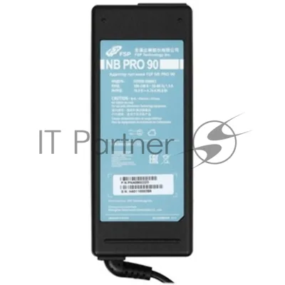 Адаптер питания FSP NB PRO 90W (FSP090-DBBN3) AC-DC 90W Adapter, Вход C6 (для ноутбучного кабеля), Кабель 1500мм, Выход 19V, в комплекте 9 переходников. RETAIL