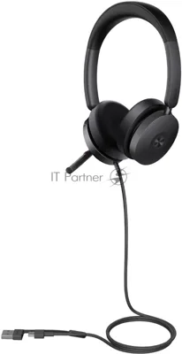 Гарнитура проводная Yealink UH48 Dual UC USB-C/A 1308152