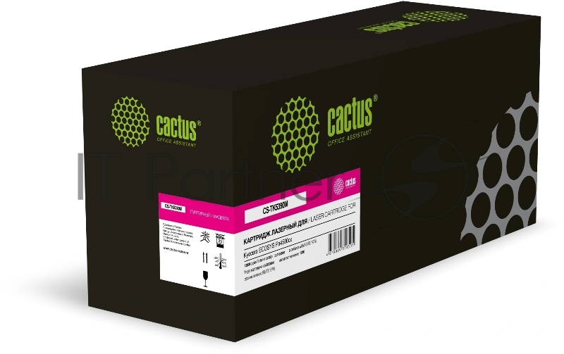 Картридж лазерный Cactus CS-TK5390M пурпурный (13000 стр.) для Kyocera ECOSYS PA4500cx с чипом