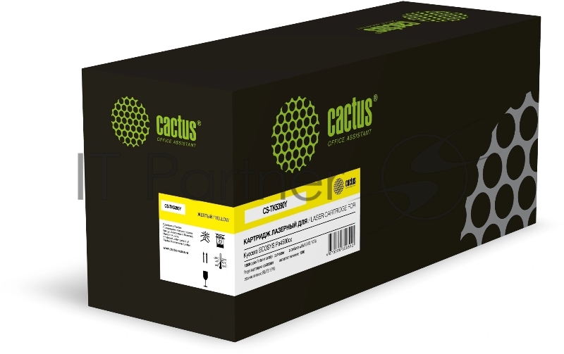 Картридж лазерный Cactus CS-TK5390Y желтый (13000 стр.) для Kyocera ECOSYS PA4500cx с чипом