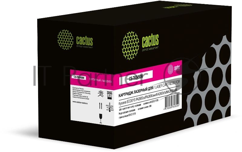 Картридж лазерный Cactus CS-TK5450M пурпурный (3200 стр.) для Kyocera ECOSYS PA2600cx/PA2600cwx/MA2600cfx/MA2600cwfx с чипом