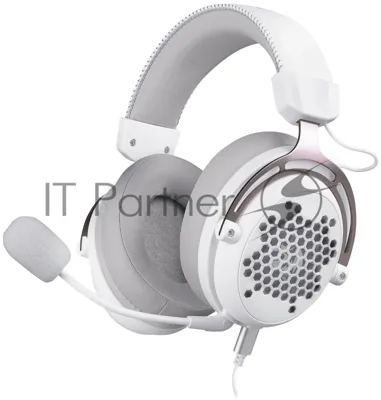 Гарнитура Redragon Diomedes белый, проводная, USB / mini jack 3.5 мм