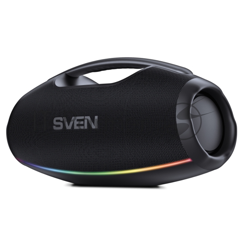 Портативная акустическая система SVEN PS-990, черный, 2.0, 2x90 Вт (RMS), IPx7, TWS, Bluetooth, USB, аккумулятор