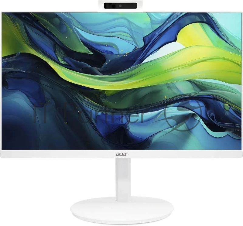 Моноблок Acer Aspire C24A-GRPL 23.8" Full HD Core 5 120U (1.4) 16Gb SSD 512Gb Graphics CR Eshell GbitEth WiFi BT 90W клавиатура мышь Cam белый 1920x1080