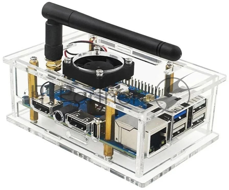 Компьютерный корпус ACD Orange Pi 5 pro Acrylic case