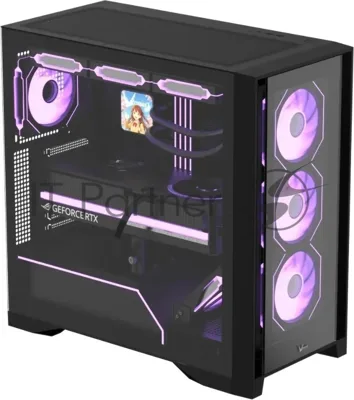 Компьютерный корпус AeroCool/Formula Air Power G8 черный без БП ATX 2xUSB 3.0 1xUSB3.1 audio bott PSU