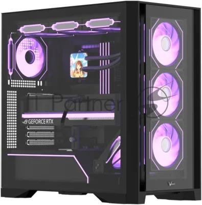 Компьютерный корпус AeroCool/Formula Air Power G8 Floe черный без БП ATX 2xUSB 3.0 1xUSB3.1 audio bott PSU