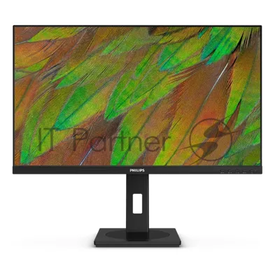 Монитор 27" Philips 27B1N3800/00 IPS 3840x2160, 60 Гц, 4 мс, 16:9, 350 кд/м², HDMI 2.0, DP 1.4, USB Hub (4x USB 3.2), 3.5 Jack, HDR10, динамики (2x2 Вт), черный
