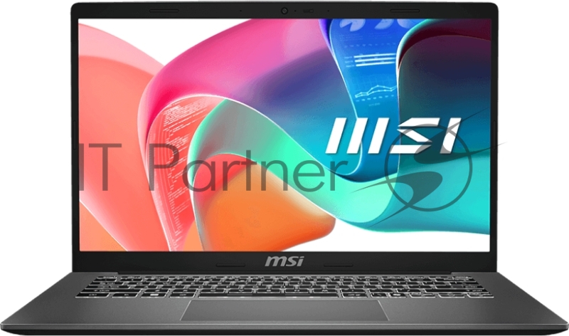 Ноутбук MSI Modern 14 F1MG Core 7 150U 14" FHD (1920x1080)IPS, DDR4 16Gb (8Gbx2),512Gb SSD Intel Graphics,backlight,46.8Whr,1.5kg,Dos,1y,Platinum Gray